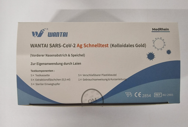 Corona Schnelltest WANTAI SARS-CoV-2 Ag Rapid Test (Colloidal Gold)